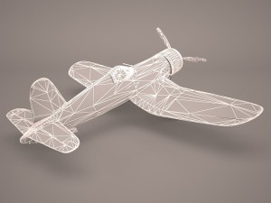 airplane f4u corsair fighter 3D 모델