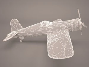 airplane f4u corsair fighter 3D Model
