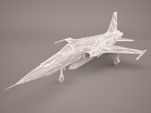 northrop f-5e tiger v02 usaf 3D Model