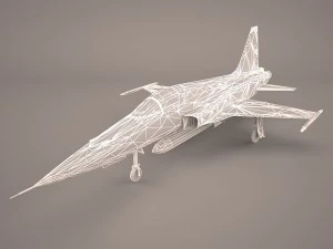 northrop f-5e tiger v02 usaf 3D Model