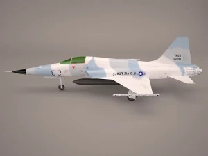 northrop f-5e tiger v02 usaf 3D Model