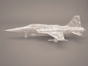 northrop f-5e tiger v02 usaf 3D Model