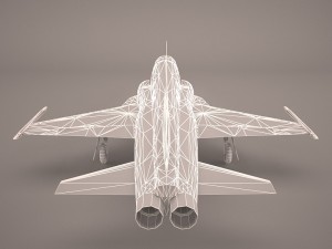 northrop f-5e tiger v02 usaf 3D Model