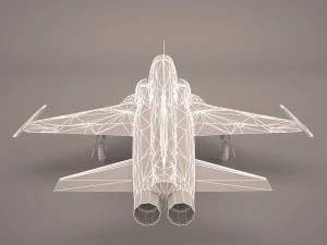 northrop f-5e tiger v02 usaf 3D Model