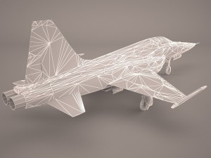northrop f-5e tiger v02 usaf 3D Model