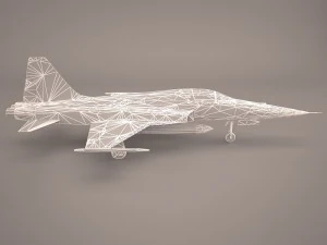 northrop f-5e tiger v02 usaf 3D Model