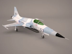 northrop f-5e tiger v02 usaf 3D Model
