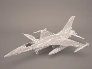 f-16 52d 3D Model