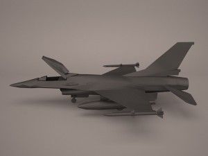 f-16 52d 3D Model