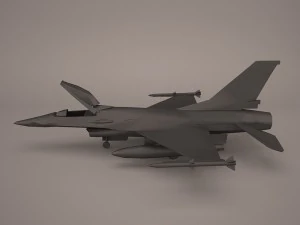 f-16 52d 3D Model