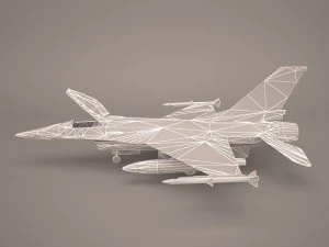 f-16 52d 3D Model
