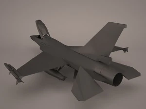 f-16 52d 3D Model