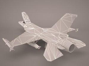 f-16 52d 3D Model