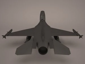f-16 52d 3D Model