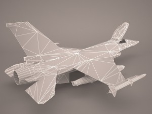 f-16 52d 3D Model