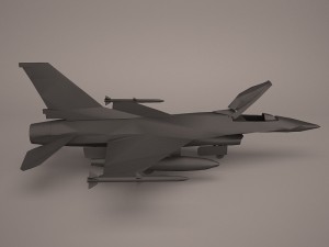 f-16 52d 3D Model