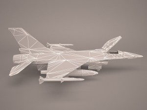 f-16 52d 3D Model