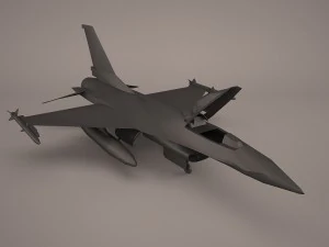 f-16 52d 3D Model