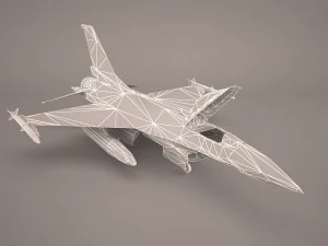 f-16 52d 3D Model