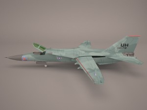 gen dyn f-111 aardvark v03 usaf Model 3D