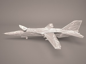 gen dyn f-111 aardvark v03 usaf Model 3D
