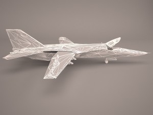 gen dyn f-111 aardvark v03 usaf Model 3D