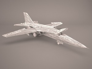 gen dyn f-111 aardvark v03 usaf Model 3D