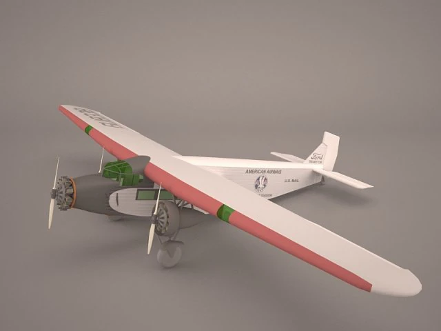 airplane fa5 n110609 3D Model .c4d .max .obj .3ds .fbx .stl .blend