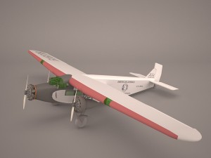 airplane fa5 n110609 3D 모델