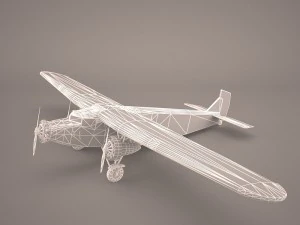 airplane fa5 n110609 3D Model