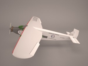 airplane fa5 n110609 3D 模型