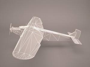 airplane fa5 n110609 3D 模型