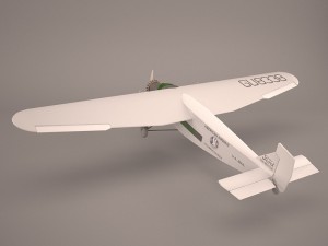 airplane fa5 n110609 3D 模型