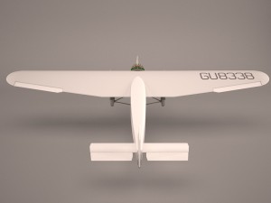 airplane fa5 n110609 3D 模型