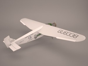 airplane fa5 n110609 3D 模型