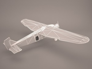 airplane fa5 n110609 3D 模型