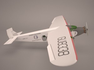 airplane fa5 n110609 3D 模型