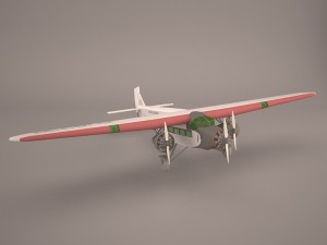 airplane fa5 n110609 3D 模型