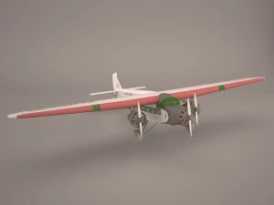 airplane fa5 n110609 3D Model