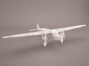 airplane fa5 n110609 3D 模型