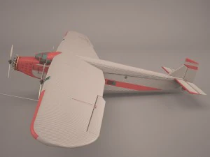airplane fa5 n110609 3D Model