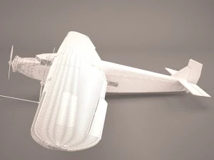 airplane fa5 n110609 3D Model