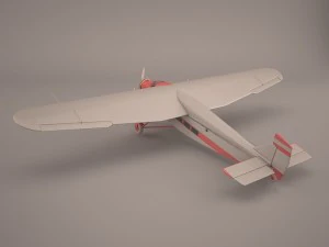 airplane fa5 n110609 3D Model