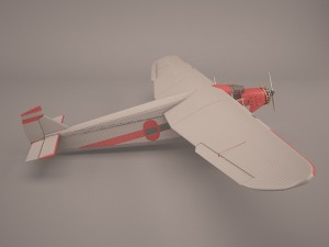 airplane fa5 n110609 3D 模型