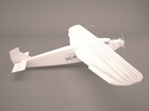 airplane fa5 n110609 3D 模型