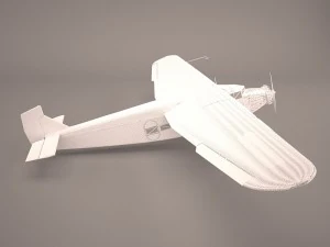 airplane fa5 n110609 3D Model