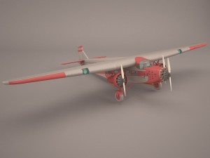 airplane fa5 n110609 3D 模型