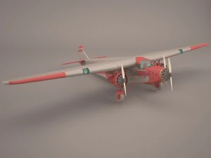 airplane fa5 n110609 3D Model