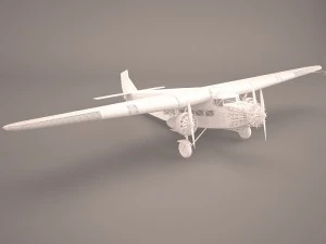 airplane fa5 n110609 3D Model