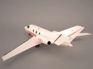 dassault mystere falcon 10 3D Model